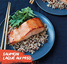 SAUMON LAQUE MISO