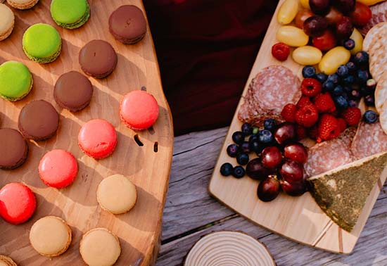 Planche macarons